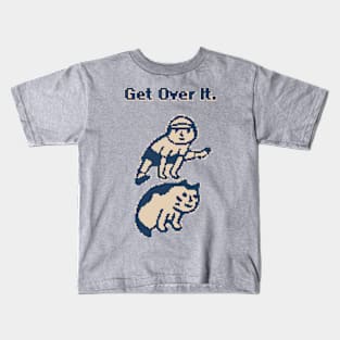 Get Over It - 1 Bit Pixel Art Kids T-Shirt